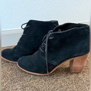 Toms Lunata Lace-Up Booties - Size 8.5